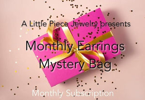Monthly Earrings Mystery Bag - 2 Pairs of Earrings
