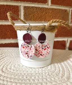 Dash of Love - Leather Earrings