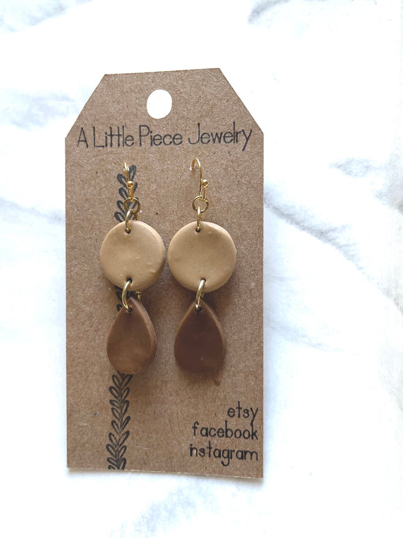 The Perfect Neutral Clay Earrings