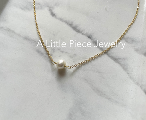Dainty Freshwater Pearl Necklace